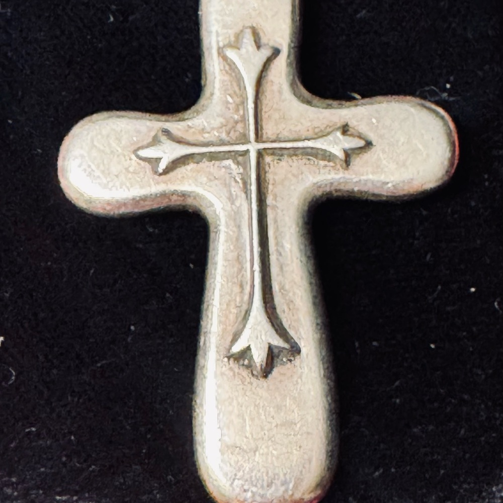 James Avery Silver Cross Necklace Pendant